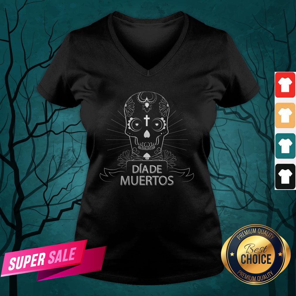 Sugar Skull Simple Dia De Muertos Vintage Shirt