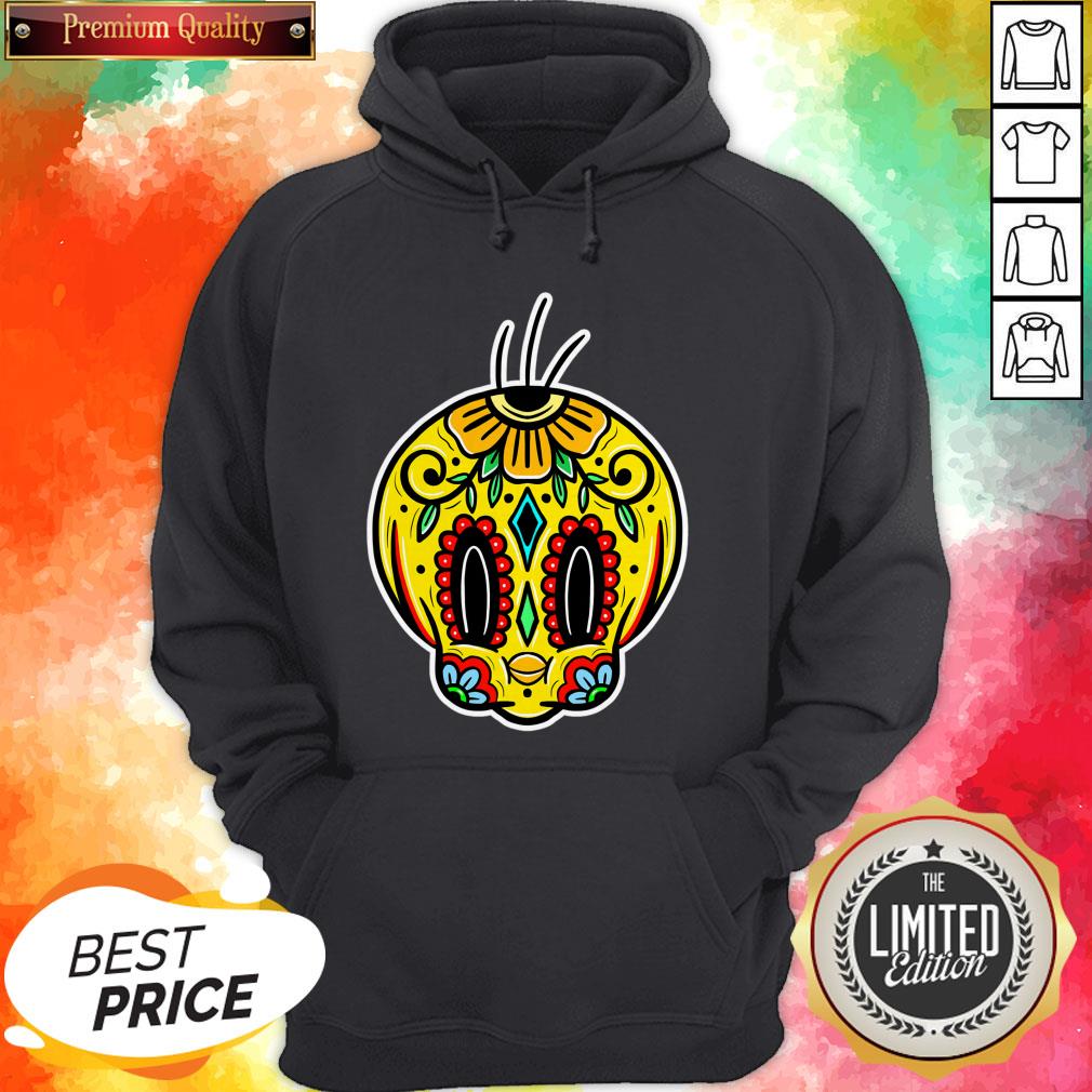 Sugar Skull Tweety Day Of The Dead Muertos Shirt