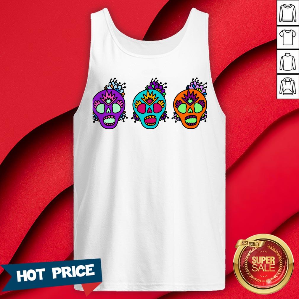 Sugar Skulls Day Of The Dead Muertos Shirt