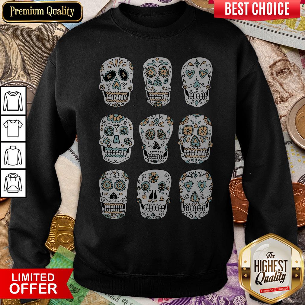 Sugar Skulls Dia De Muertos Day Of The Dead Shirt