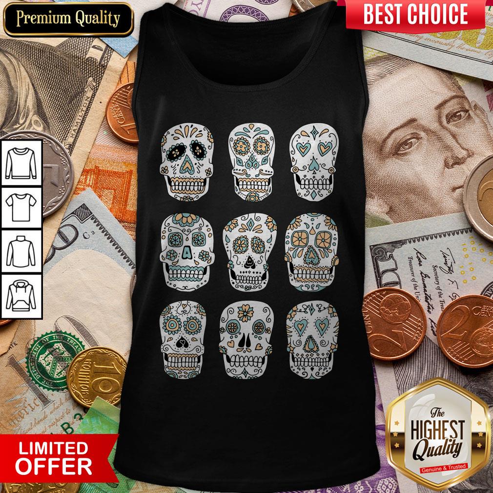 Sugar Skulls Dia De Muertos Day Of The Dead Shirt