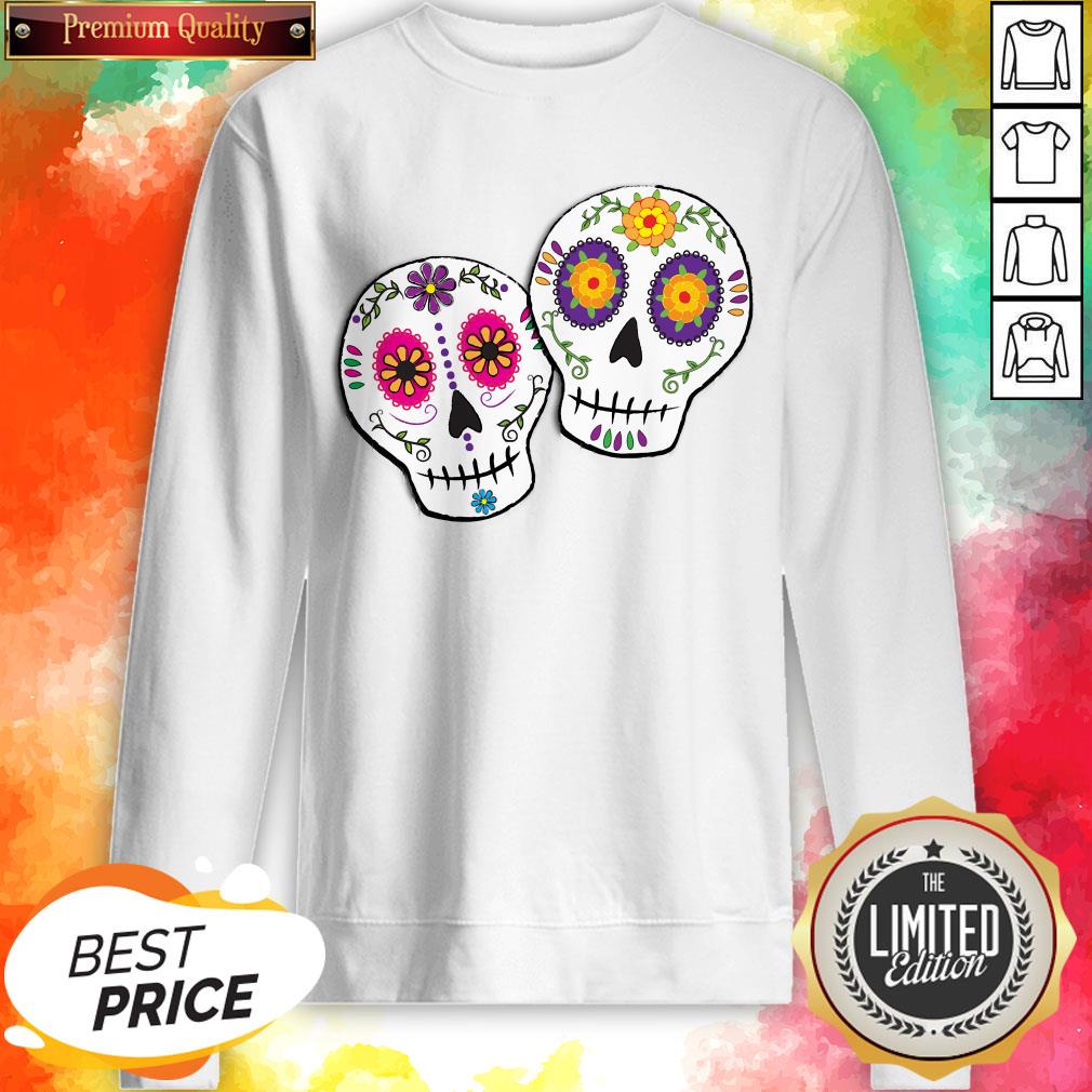 Sunshine Sugar Skulls Dia De Muertos Day Of Dead Shirt