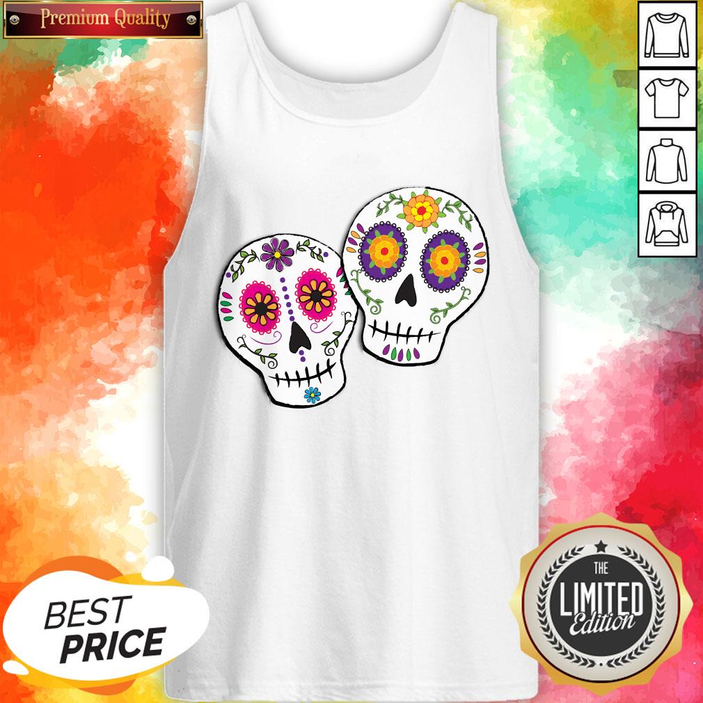 Sunshine Sugar Skulls Dia De Muertos Day Of Dead Shirt