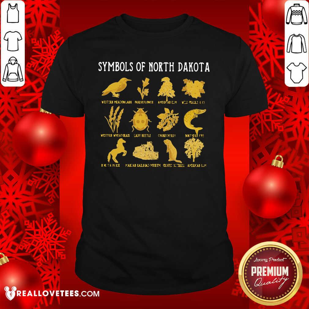 Super Nice Symbols Of North Dakota Shirt