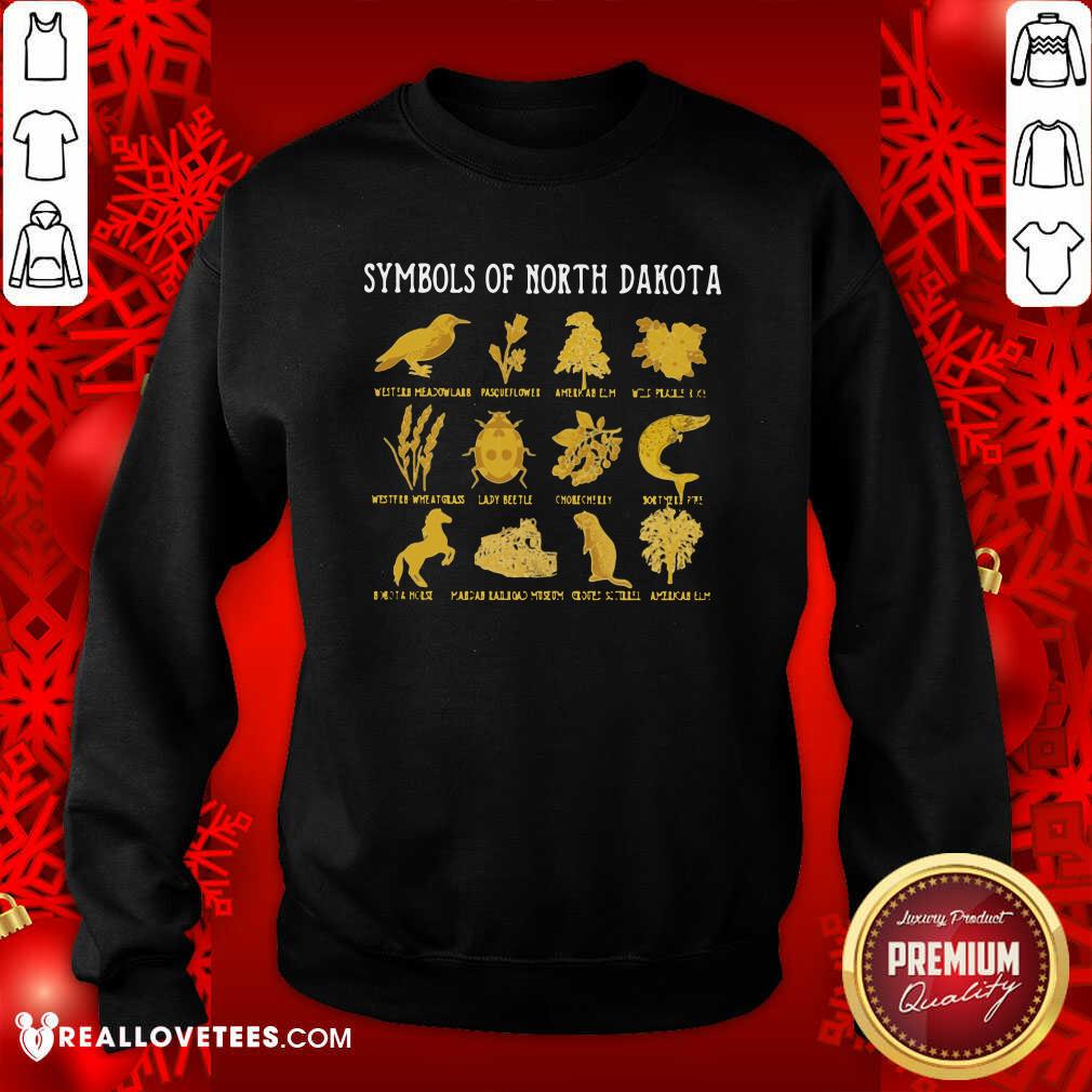 Super Nice Symbols Of North Dakota Shirt