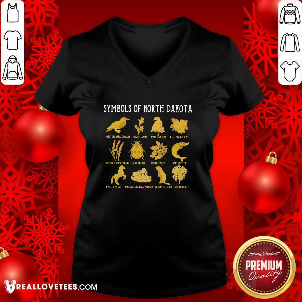 Super Nice Symbols Of North Dakota Shirt