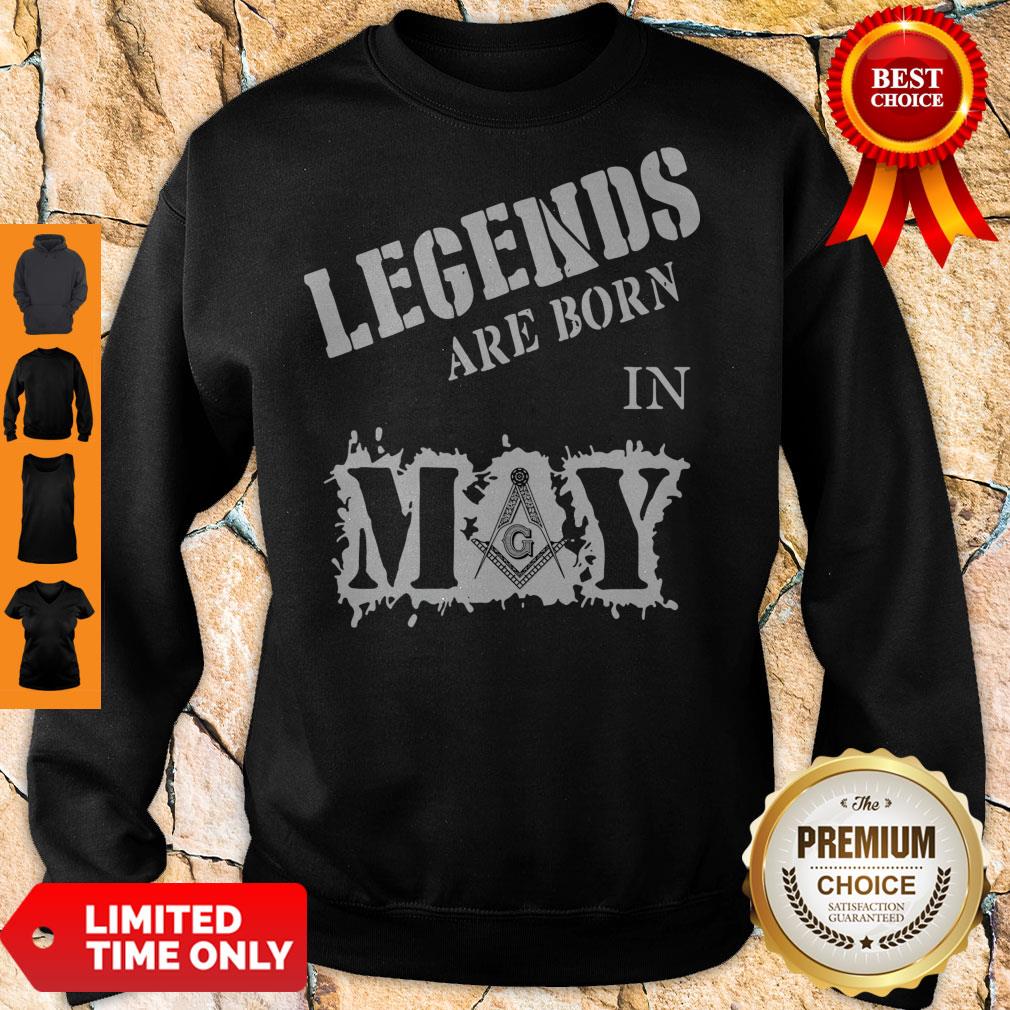 Official Legends Are Born In May Shirt