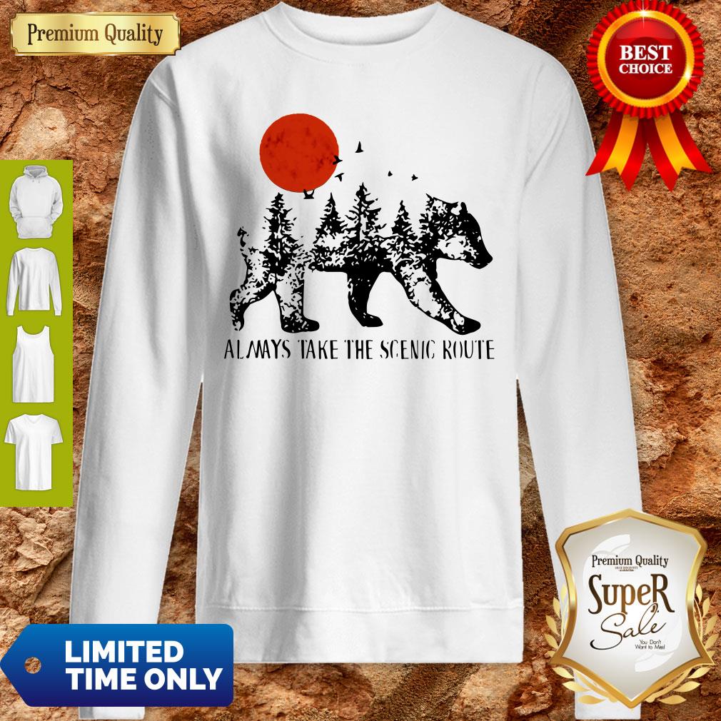 Official Bear Always Take The Scenic Route Shirt