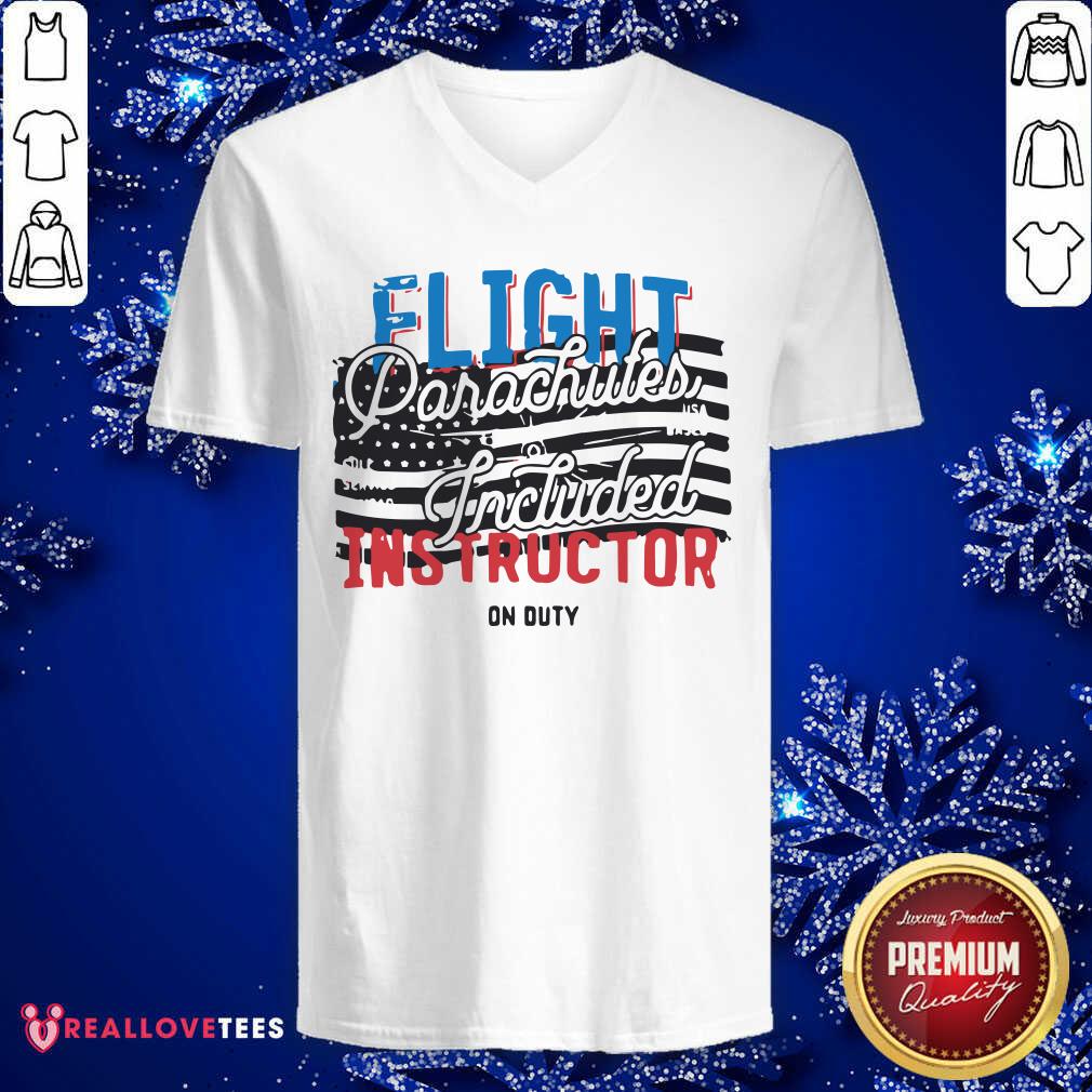 Sweet Flight Parachutes Included Instructor On Duty Pilot Shirt