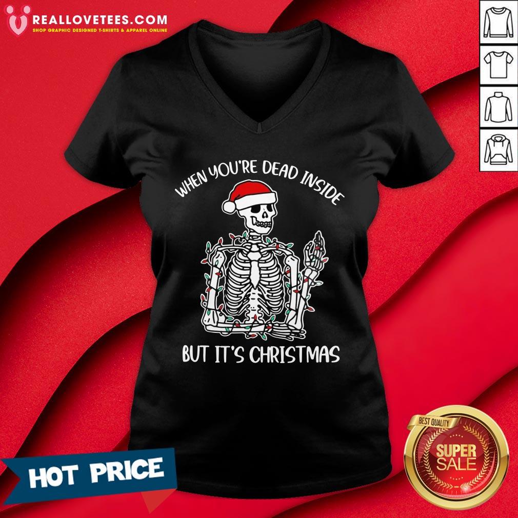 Sweet When You're Dead Inside But It's Christmas Shirt