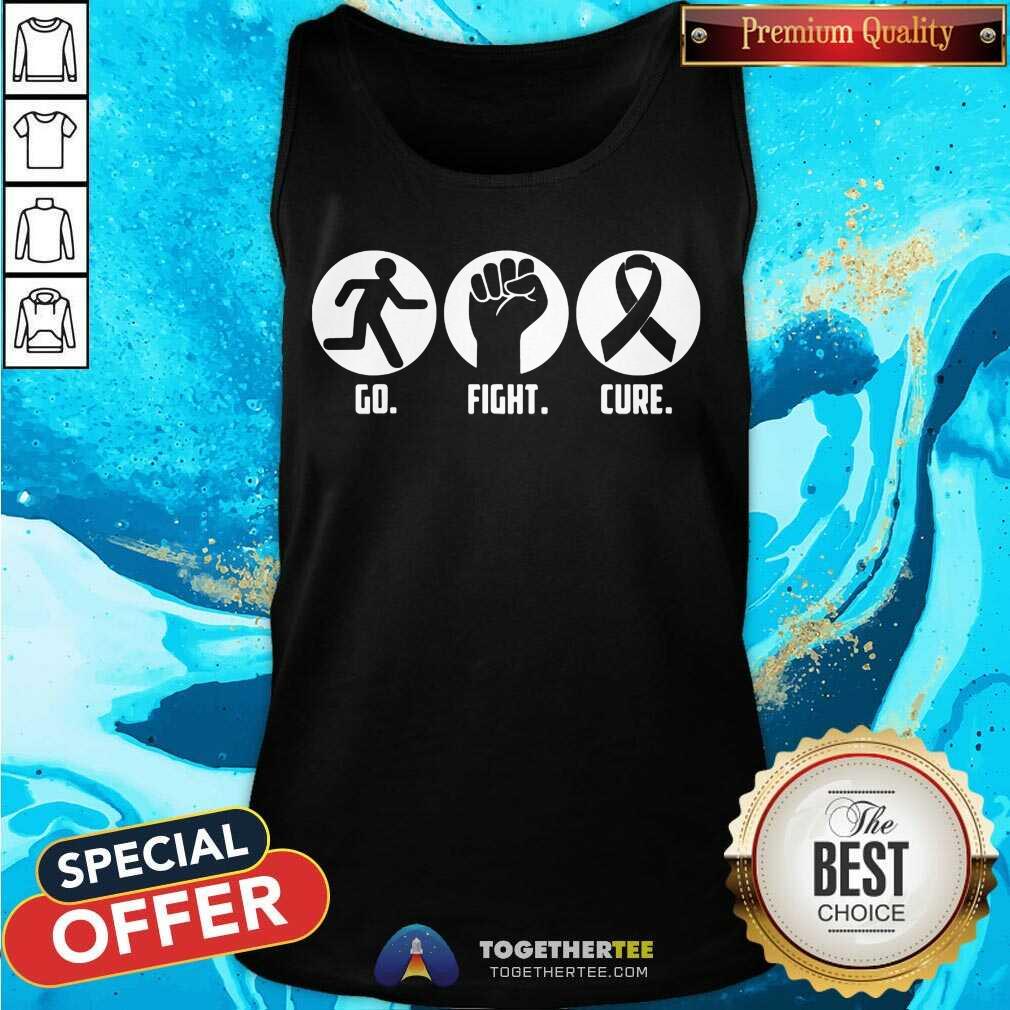 Funny Go Fight Cure Breast Cancer Awareness Month Shirt