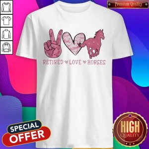 Retired Love Horses Diamond Shirt