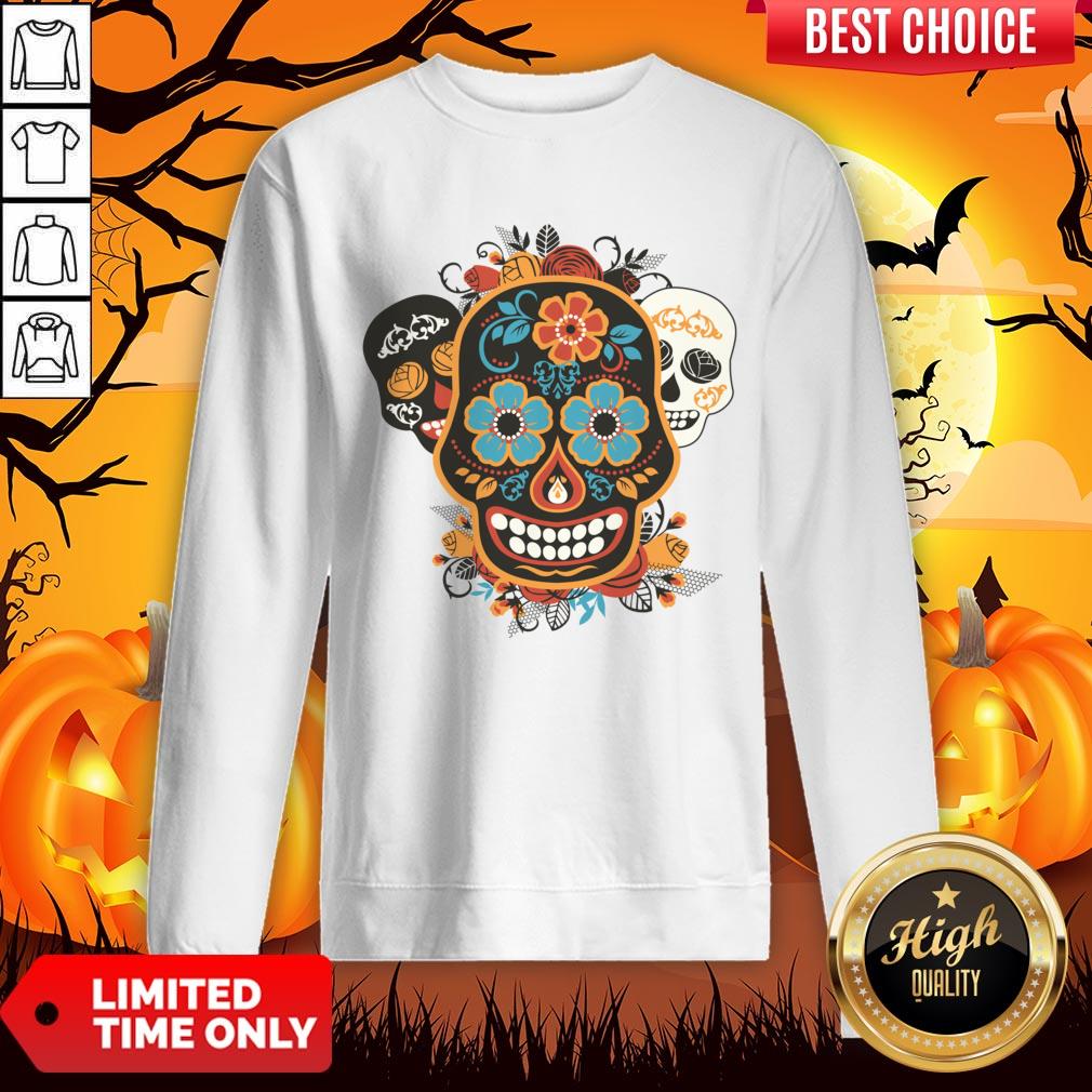 Talking Sugar Skulls Dia De Muertos Day Of The Dead Shirt