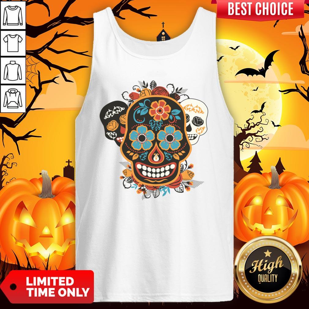 Talking Sugar Skulls Dia De Muertos Day Of The Dead Shirt