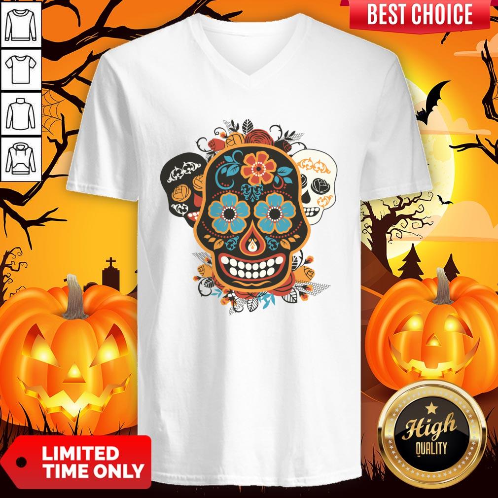 Talking Sugar Skulls Dia De Muertos Day Of The Dead Shirt