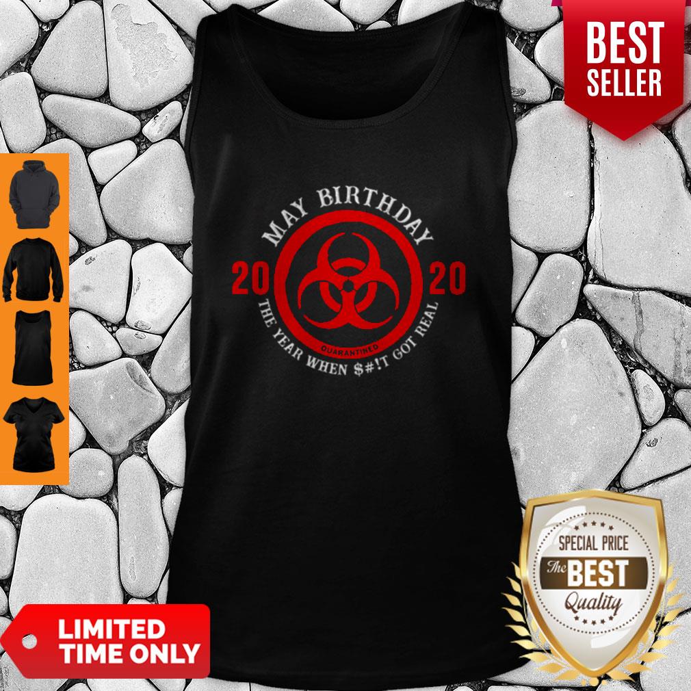 Funny Biological Hazard May Birthday 2020 Quarantined Coronavirus Shirt