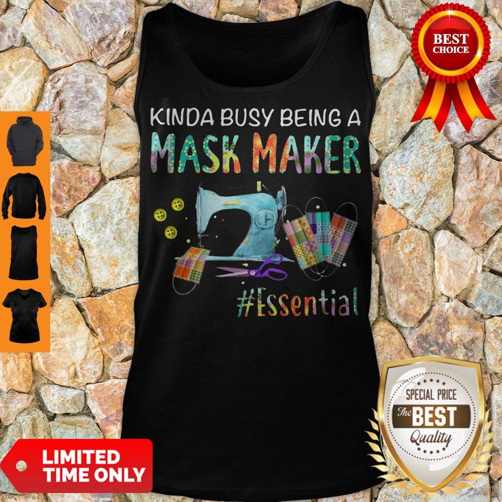 Awesome Kinda Busy Being A Mask Maker Essential Mask Shirt