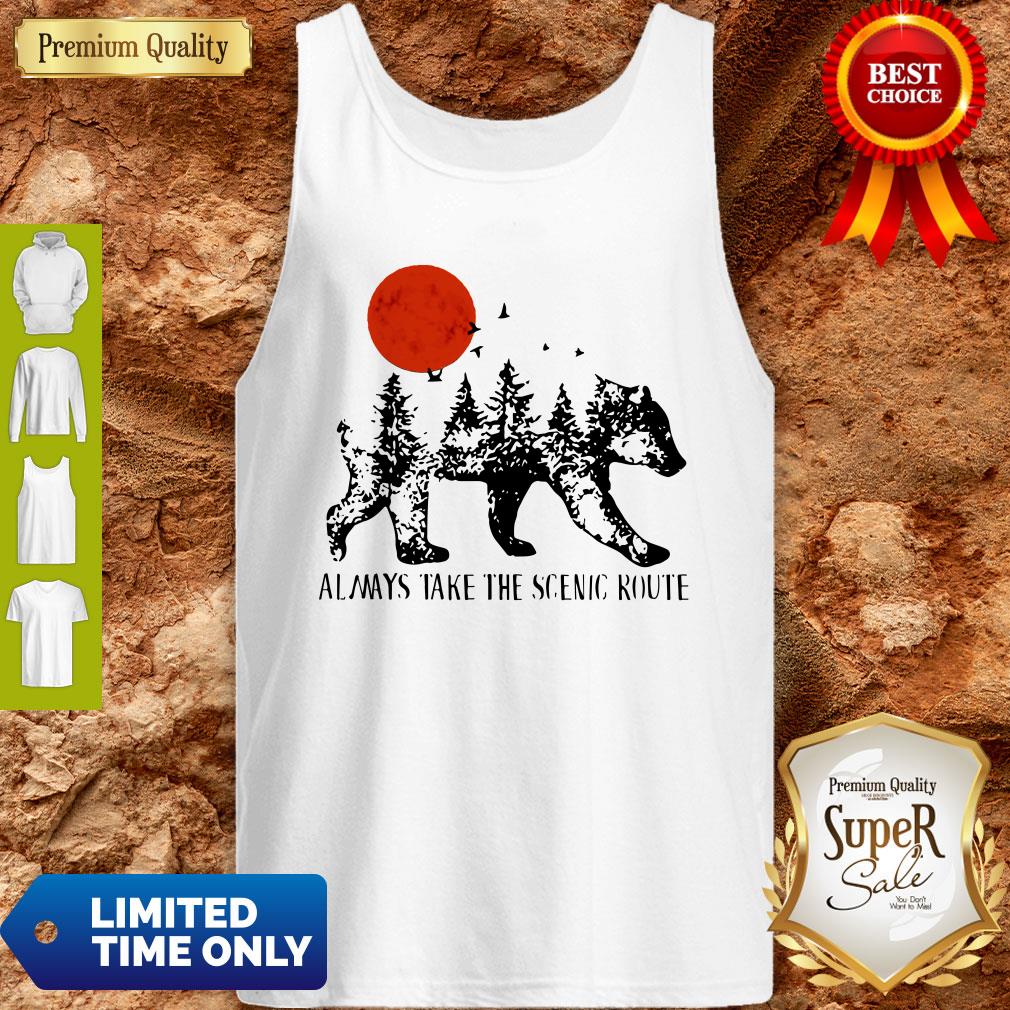 Official Bear Always Take The Scenic Route Shirt