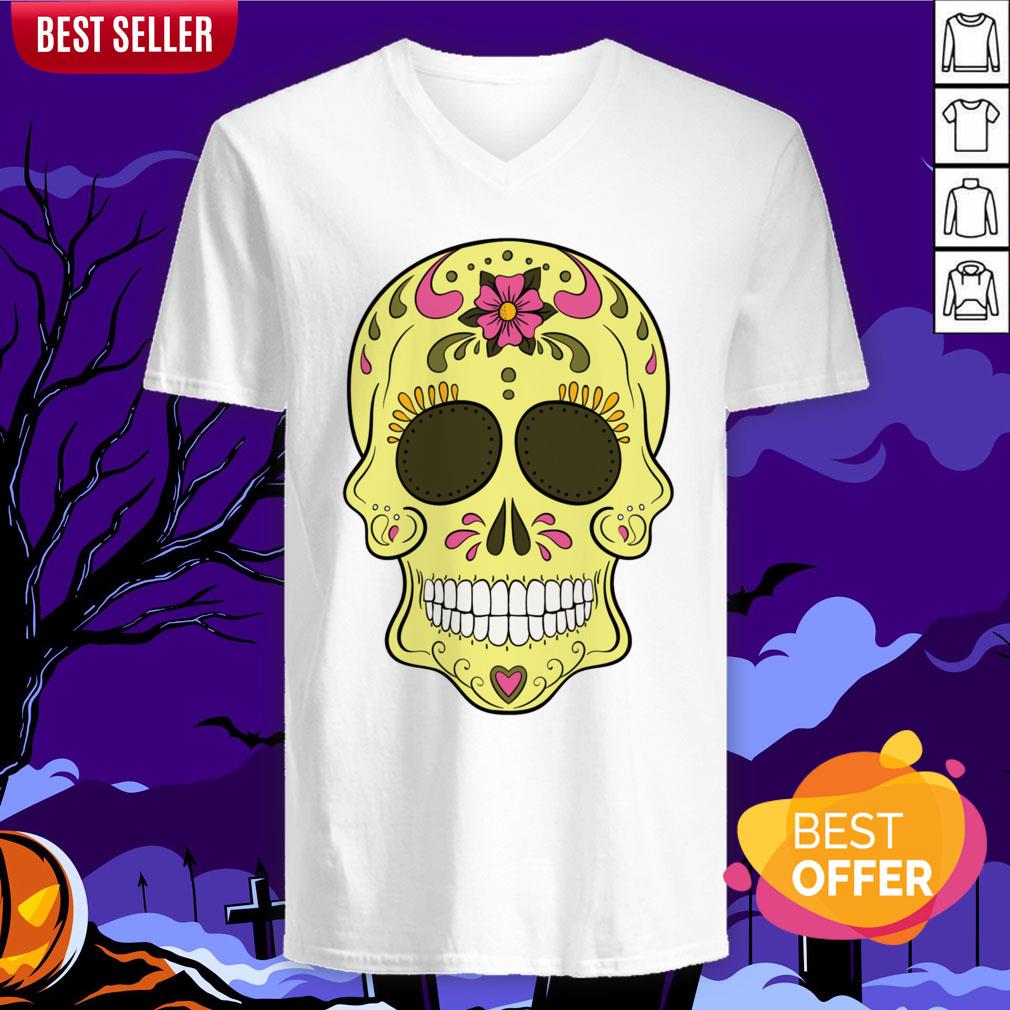 Tattoo Sugar Skulls Mardi Gras Day Of The Dead Shirt
