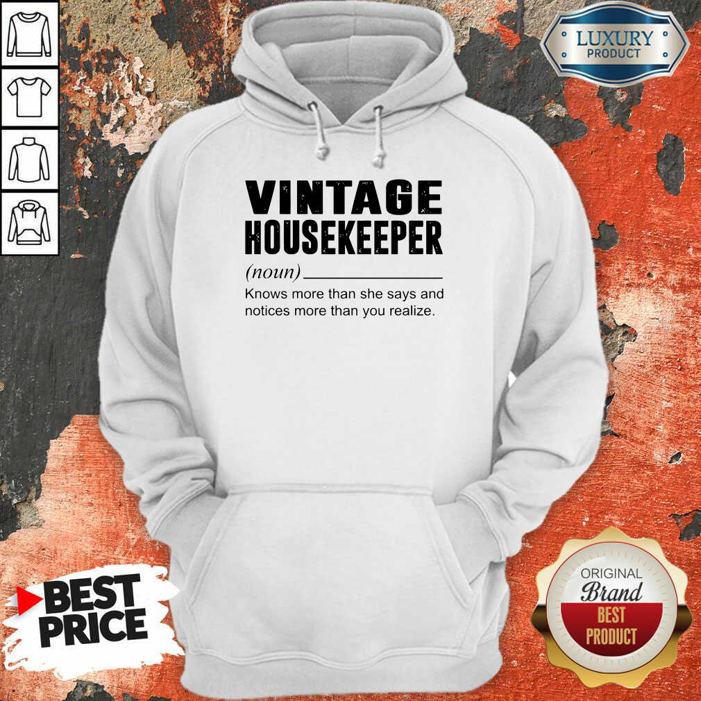 Terrific Vintage Housekeeper Noun Knows 5 Shirt
