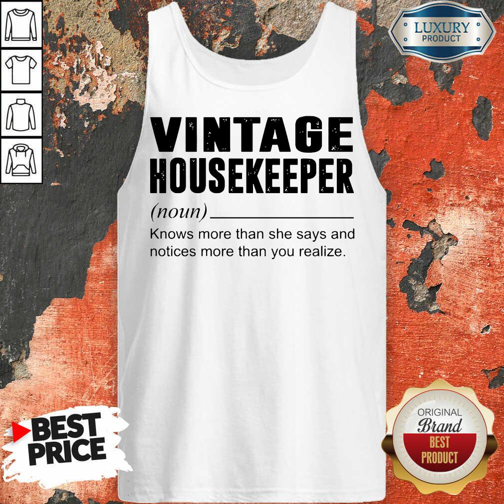 Terrific Vintage Housekeeper Noun Knows 5 Shirt
