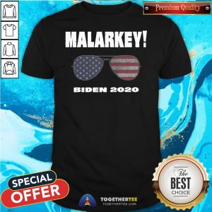 Premium Malarkey Biden 2020 Sunglasses American Flag Election Shirt