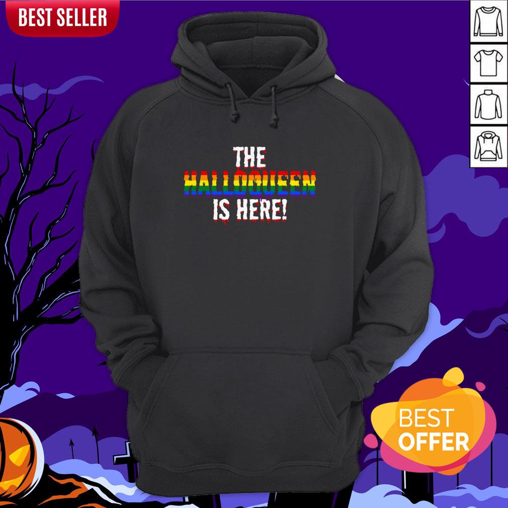 The Halloqueen Is Here Halloween LGBT Rainbow Shirt
