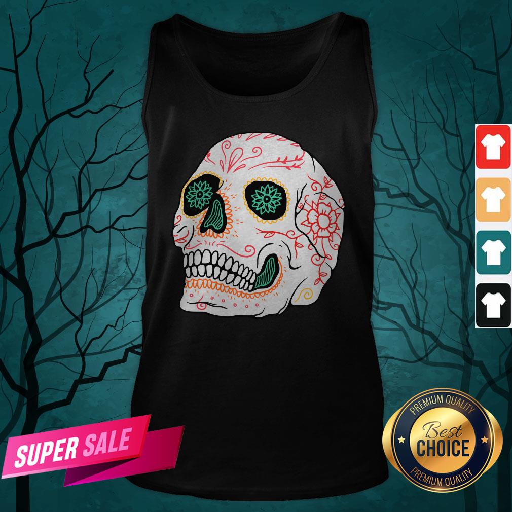 The Mexican Sugar Skull Day Of Dead Shirt
