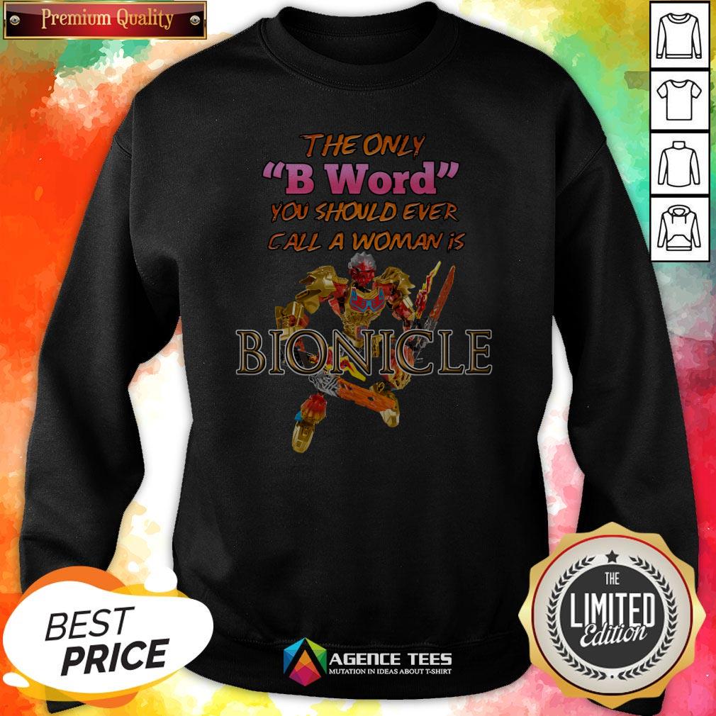 The Only B Word You Should Ever Call A Woman Is Bionicle Shirt