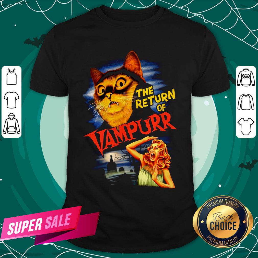 The Return Of Vampurr Cat Vampire Halloween Shirt