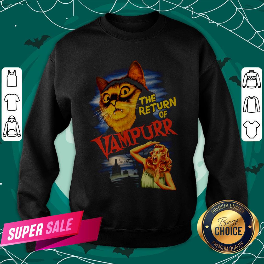The Return Of Vampurr Cat Vampire Halloween Shirt