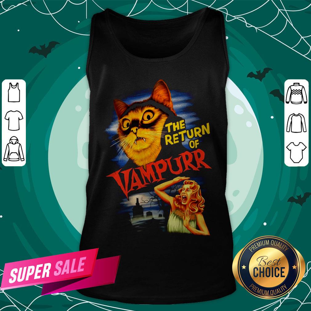 The Return Of Vampurr Cat Vampire Halloween Shirt