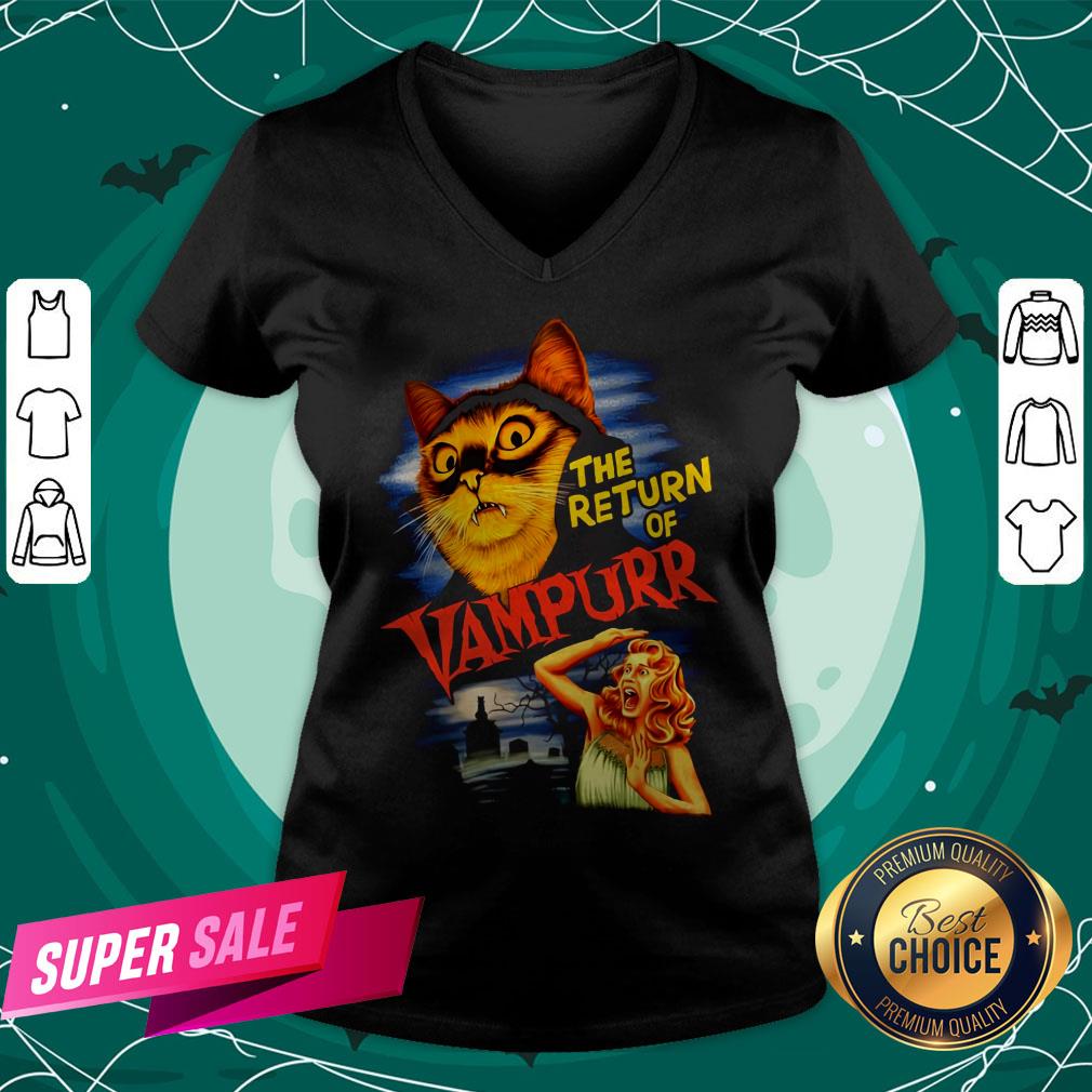 The Return Of Vampurr Cat Vampire Halloween Shirt