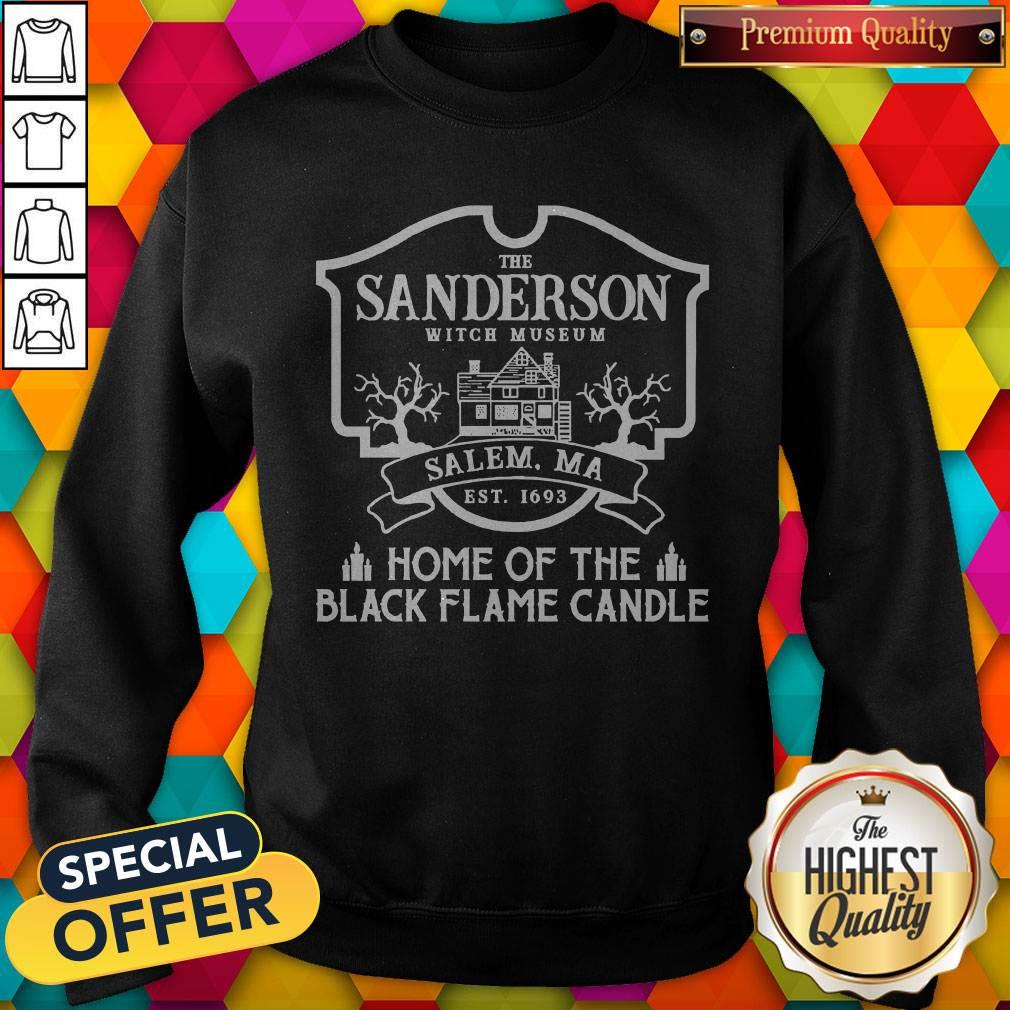 The Sanderson Witch Museum Salem Ma Est Home Of The Black Flame Candle Shirt