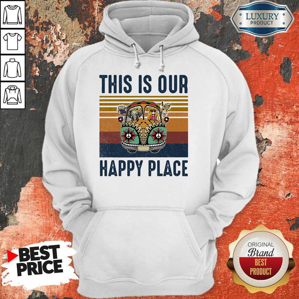 This Is Our Happy Place Hippie Animal Vintage Shirt