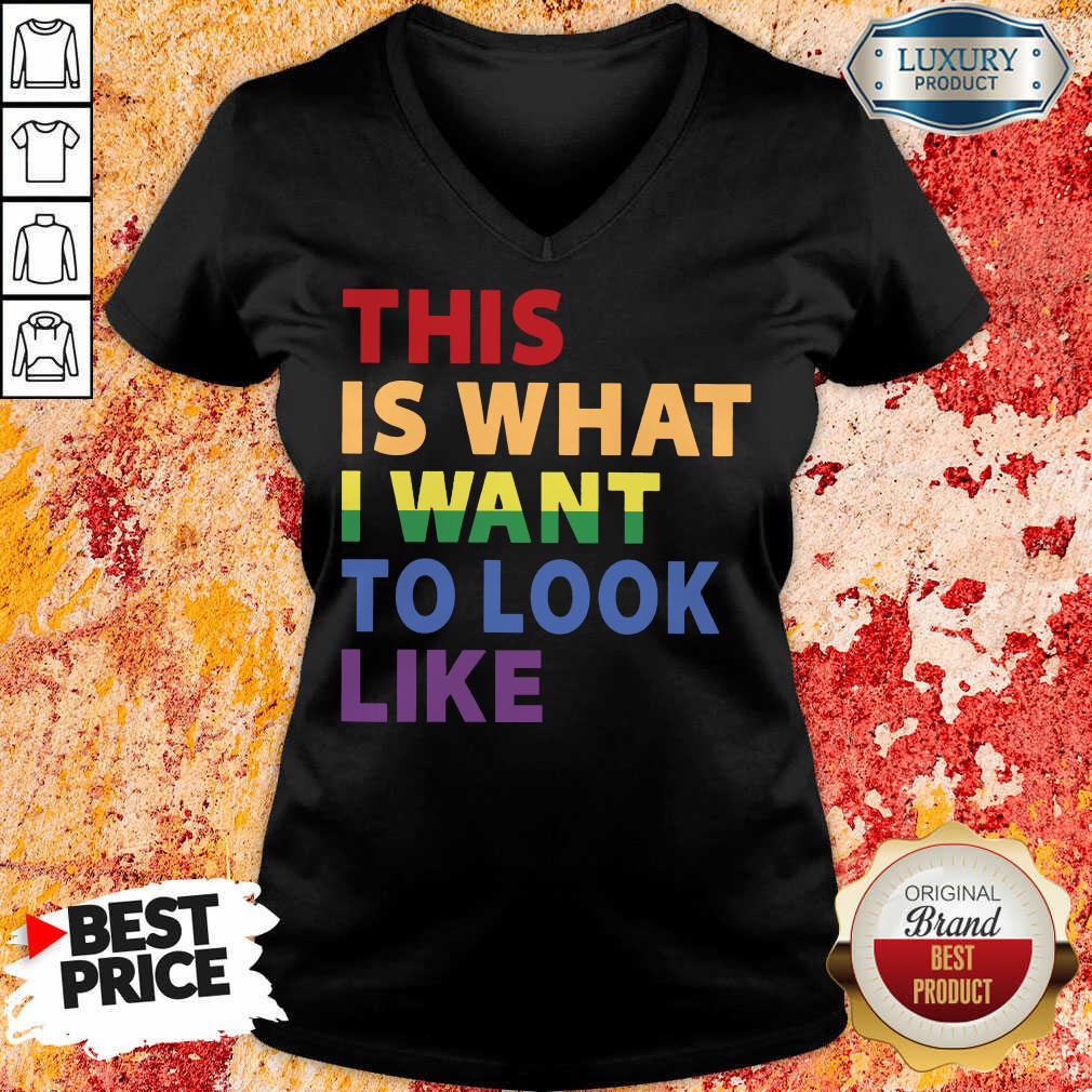 This Is What I Want To Look Like LGBT Shirt