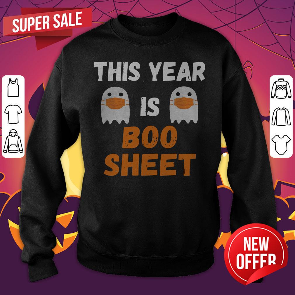 This Year Is Boo Sheet Ghost In Mask Halloween Custome T-Shirt