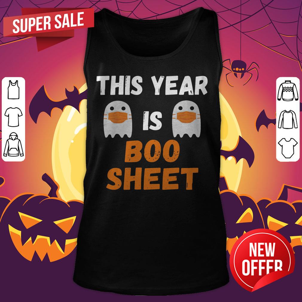This Year Is Boo Sheet Ghost In Mask Halloween Custome T-Shirt
