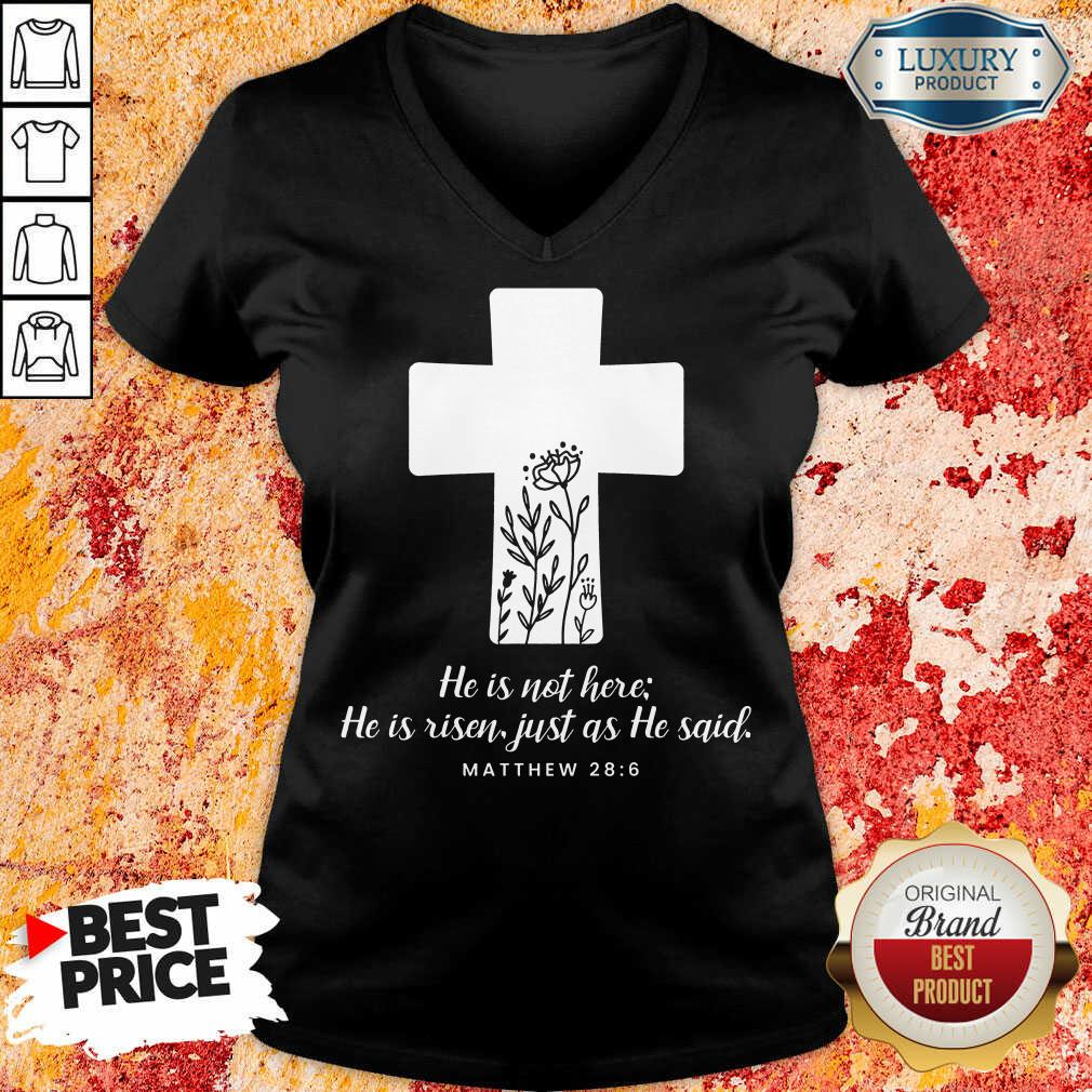 He Is Not Here He Is Risen Shirt