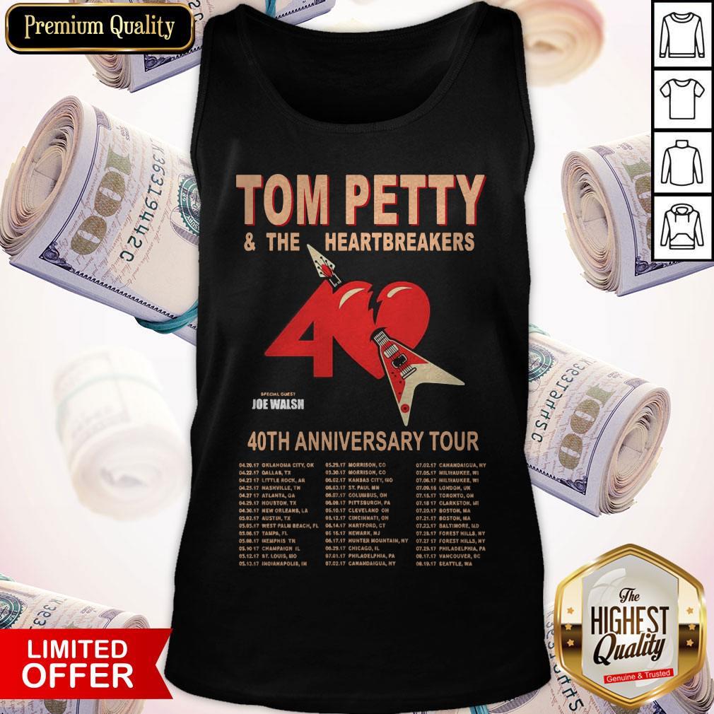 Tom Petty And The Heartbreakers 40th Anniversary Tour Shirt