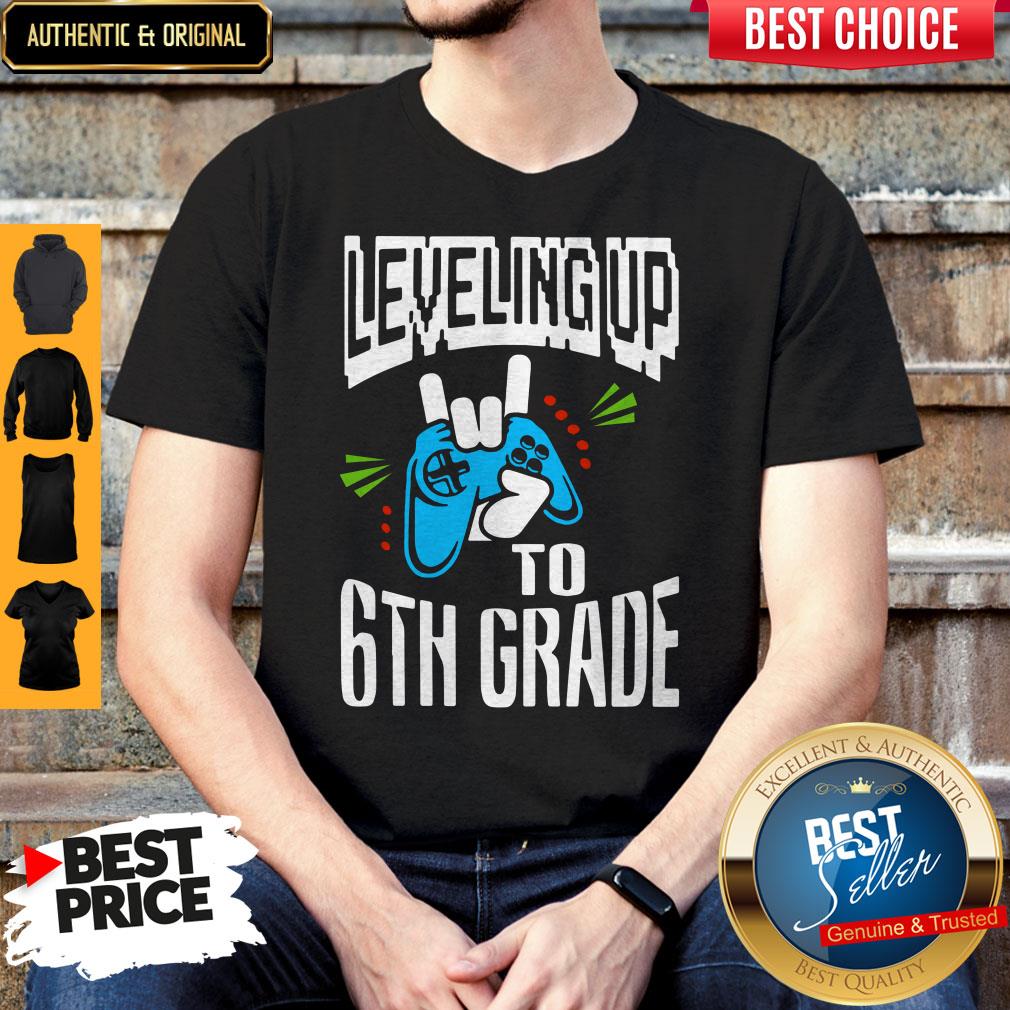 Top Leveling Up To 6th Grade Shirt