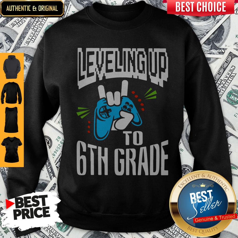 Top Leveling Up To 6th Grade Shirt