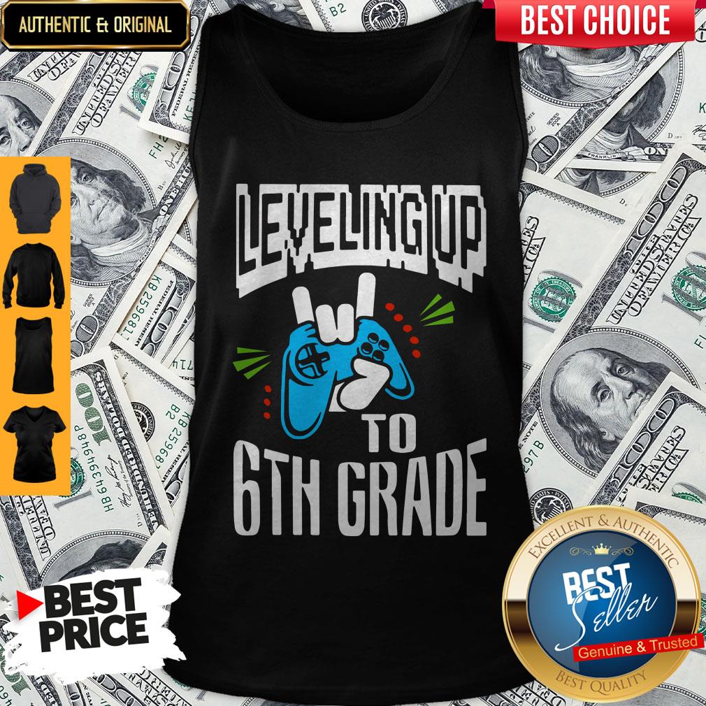 Top Leveling Up To 6th Grade Shirt