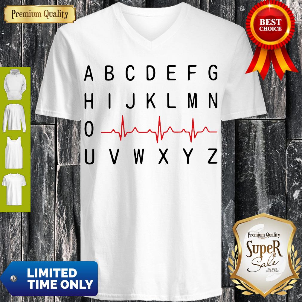 Top A B C D E F G Nurse Heartbeat Shirt