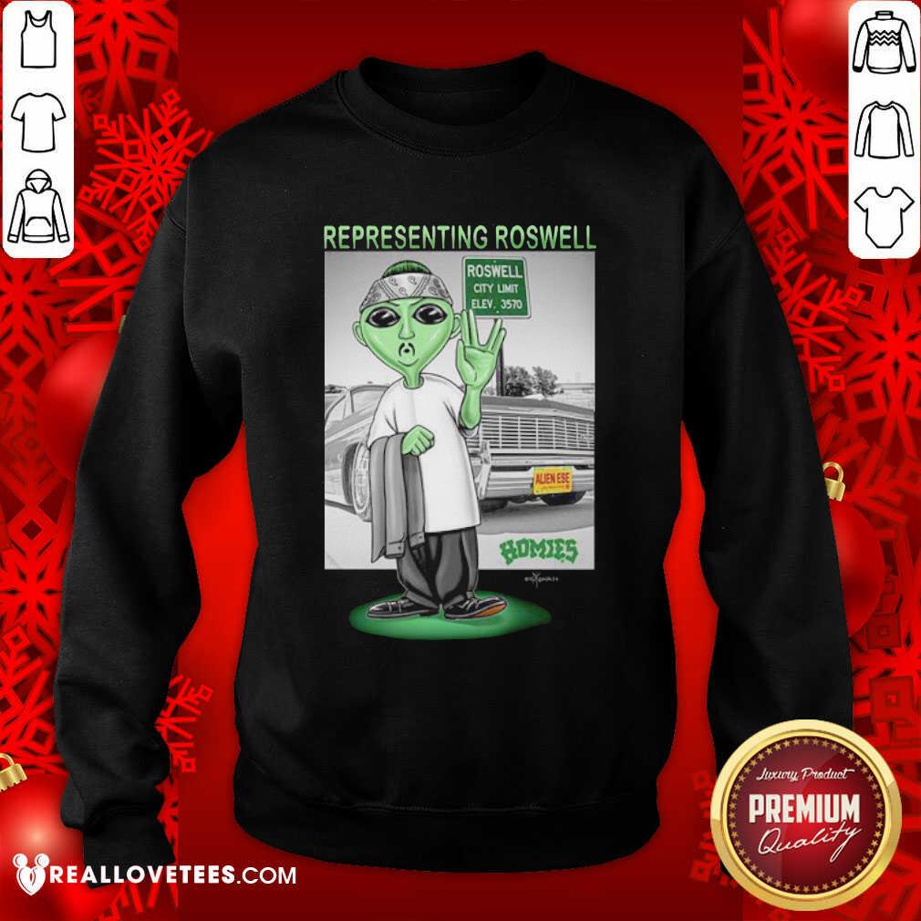 Top Aliens Representing Roswell Homies Shirt