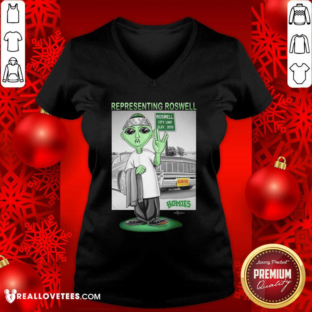 Top Aliens Representing Roswell Homies Shirt