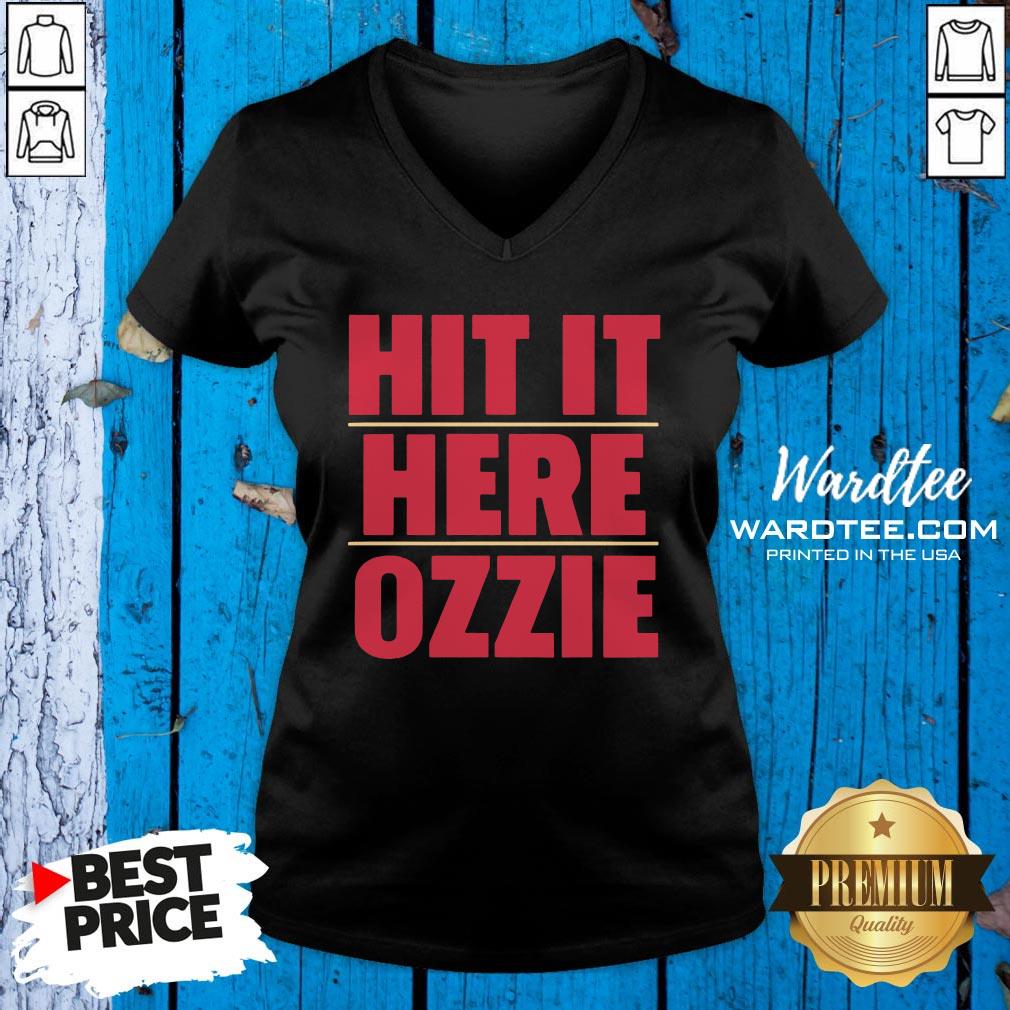 Top Atlanta Braves Hit It Here Ozzie Shirt