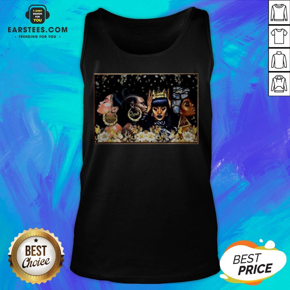 Top Beautiful Black Woman Melanin Queen Dope Shirt