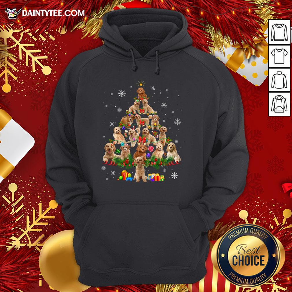 Top Bichon Frise Christmas Tree Lights Funny Dog Xmas Gift T-Shirt