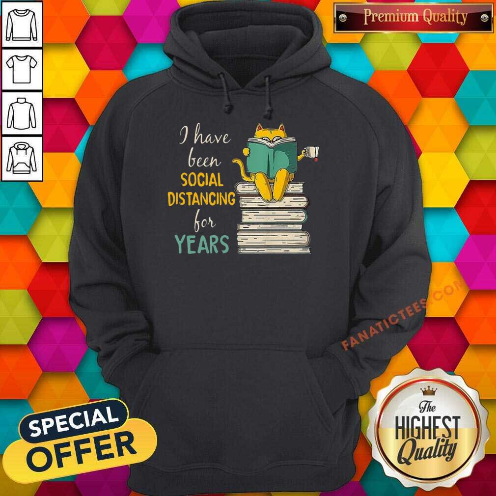 Top Cat Read Books I Have Been Social Distancing COVID-19 Shirt